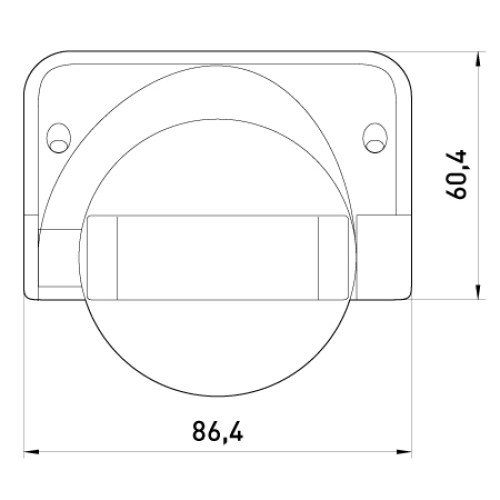 Датчик движения настенный, 180°, IP44, e.sensor.pir.09.white