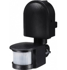 Датчик движения настенный, 180°, IP44, e.sensor.pir.10F.black