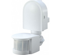 Датчик движения настенный, 180°, IP44, e.sensor.pir.10F.white