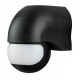 Датчик движения настенный, 180°, IP44, e.sensor.pir.12.black