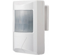 Датчик движения настенный, 180°, IP44, e.sensor.pir.38.white