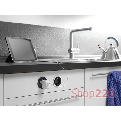 Розетка в стол Bachmann Pix 220В