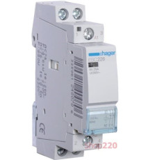 Контактор 230В 25 A, 2нз, Hager ESC226