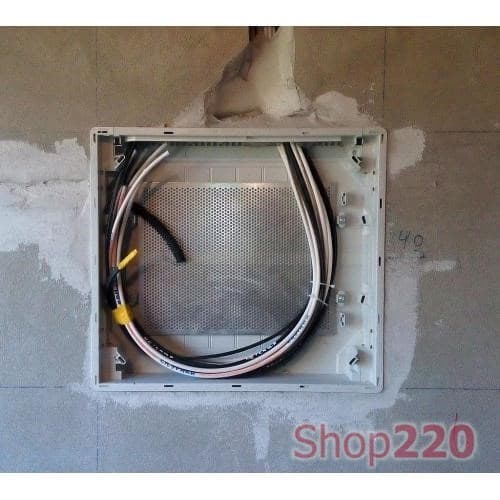Щит для слаботочного оборудования, 2 ряда, встраиваемый, GOLF VF218PZF Hager