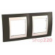 Рамка 2 поста, какао, Unica MGU6.004.571 Schneider