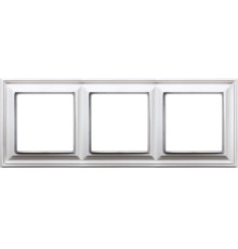 Рамка 3 поста, белый, JUNG Eco Profi Design EPD483WW