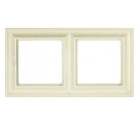 Рамка 2 поста, слоновая кость, JUNG Eco Profi Design EPD482