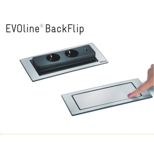 Вращающийся блок розеток 220В+USB EVOline BackFlip