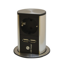 Выдвижной блок розеток Bachmann Elevator 220В + 2xUSB