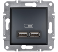 USB розетка, антрацит, EPH2700271 Schneider Electric Asfora