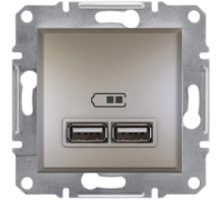 USB розетка, бронза, EPH2700269 Schneider Electric Asfora
