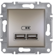 USB розетка, бронза, EPH2700269 Schneider Electric Asfora