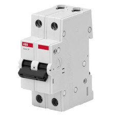 Автоматический выключатель 6А, 2 полюса, уставка C, ABB BMS412C06