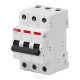Автоматический выключатель 6А, 3 полюса, уставка C, ABB BMS413C06