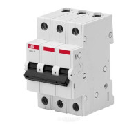 Автоматический выключатель 25А, 3 полюса, уставка C, ABB BMS413C25