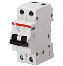Автоматический выключатель 10А, 2 полюса, уставка C, ABB SH202-C10