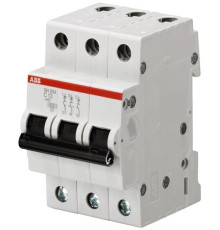 Автоматический выключатель 10А, 3 полюса, уставка B, ABB SH203-B10