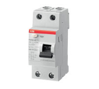 УЗО 25А, 30мА, 2 полюса, тип АС, ABB FH202AC-25/0,03