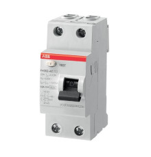 УЗО 25А, 30мА, 2 полюса, тип АС, ABB FH202AC-25/0,03