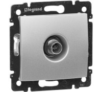 Розетка телевизионная, алюминий, Legrand 770129 Valena