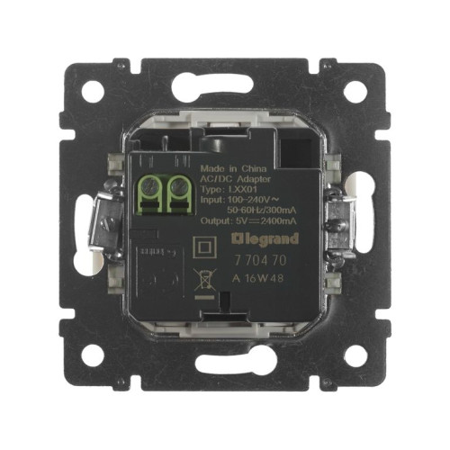 Розетка USB, белая, 770470 Legrand Valena