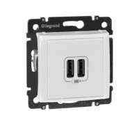 Розетка USB, белая, 770470 Legrand Valena