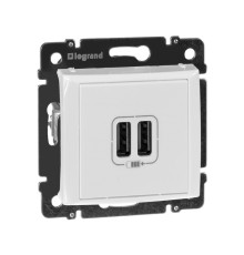 Розетка USB, белая, 770470 Legrand Valena