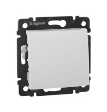 Выключатель влагозащищенный IP44 1-клавишный, белый, 774201 Legrand Valena