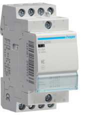 Контактор бесшумный 25A, 4 НО, 230 В, ESC425S Hager