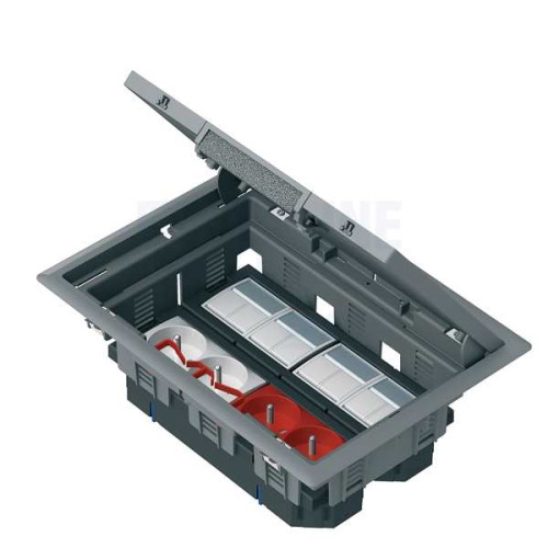 Напольный лючок для розеток, 16 модулей, OptiLine 45 ISM50638 Schneider Electric