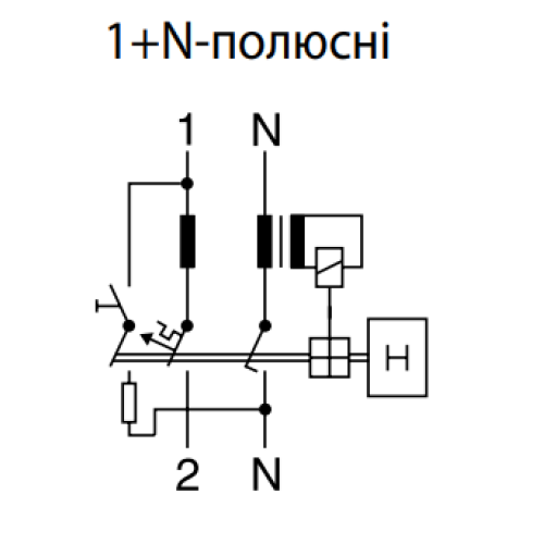 Диф. автомат 20А, 30 мА, тип C, HNB-C20/1N/003 Eaton 195128