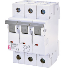 Автоматический выключатель 50А, 3 полюса, тип D, Eti 2164521