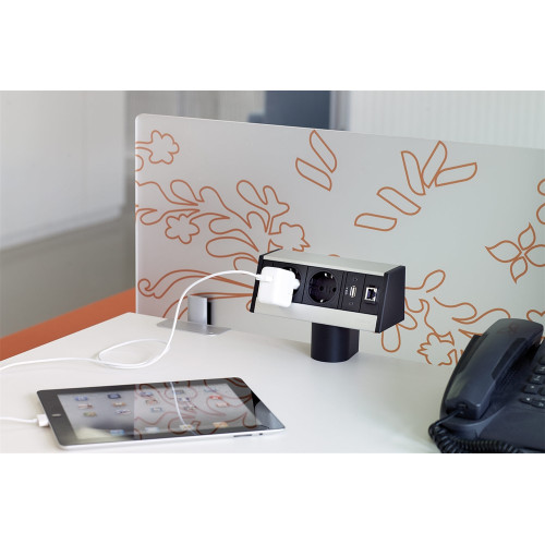 Угловой блок розеток R-Dock 3x220В EVOline
