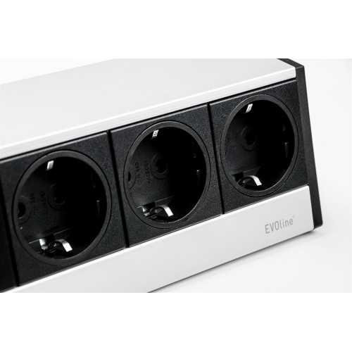 Угловой блок розеток R-Dock 3x220В EVOline