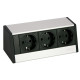 Угловой блок розеток R-Dock 3x220В EVOline