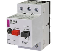 Автомат защиты двигателя 4А, MS25-4 ETI 4600080