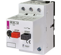 Автомат защиты двигателя 1,6А, MS25-1,6 ETI 4600060