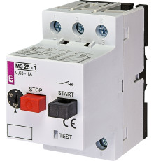 Автомат защиты двигателя 1А, MS25-1 ETI 4600050