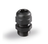 Кабельный ввод PG9 без гайки, IP68, полиамид, черный, Ensto KT24.09/BLACK