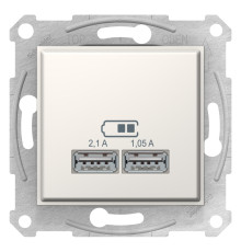 USB розетка, кремовый, SDN2710223 Schneider Electric Sedna