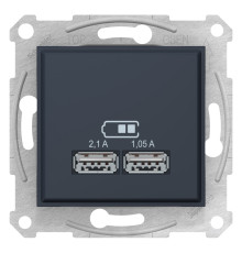 USB розетка, графит, SDN2710270 Schneider Electric Sedna
