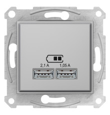 USB розетка, алюминий, SDN2710260 Schneider Electric Sedna