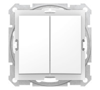 Мех. выключателя 2-кл. IP44, белый, Sedna SDN0300421 Schneider