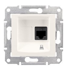 Компьютерная розетка RJ45, кремовый, SDN4300123 Schneider Sedna