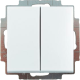 Выключатель 2-клавишный проходной, белый, ABB 2006/6/6 UC-94-507 Basic 55