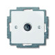 Розетка телевизионная TV, белый, ABB 1743-01-94-507 Basic 55