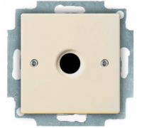 Розетка телевизионная TV, слоновая кость, ABB 1743-01-92-507 Basic 55