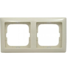 Рамка 2 поста, слоновая кость, ABB 2512-92-507 Basic 55
