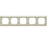 Рамка 5 постов, слоновая кость, ABB 2515-92-507 Basic 55