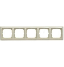 Рамка 5 постов, слоновая кость, ABB 2515-92-507 Basic 55